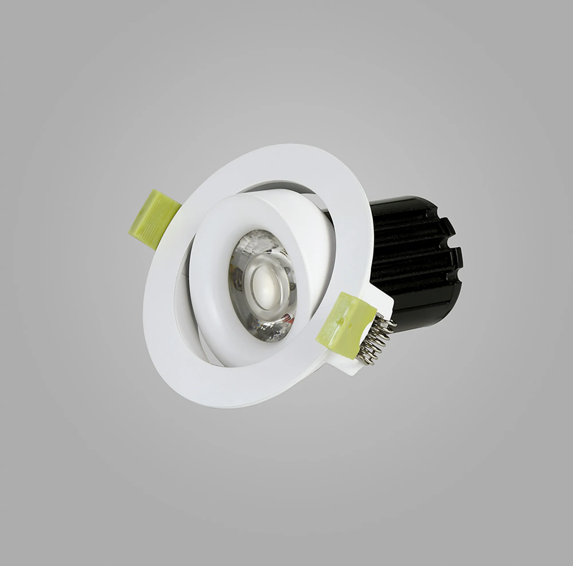 Bruve 12 Tridonic powered 12W 3000K 1200lm 36° LED Engine,300mA , CRI>90 LED Engine Matt White  Fixed Recessed Adjustable round Downlight, IP20 DM202501  Dlux Bruve A 12